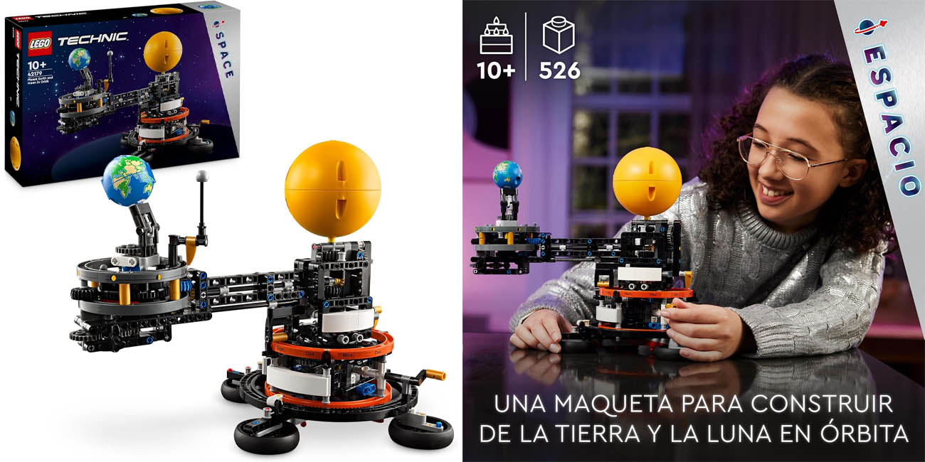 Chollo Set Lego Technic Planeta Tierra y Luna en Órbita por sólo 63,95€ con descuento y envío gratis (20% de descuento)