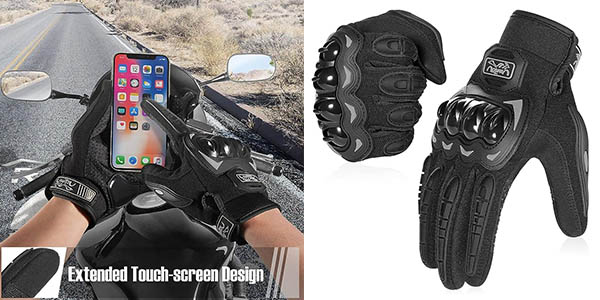 Chollo Guantes Cofit para moto con protecciones y dedos táctiles por sólo 14,97€ (-12%)