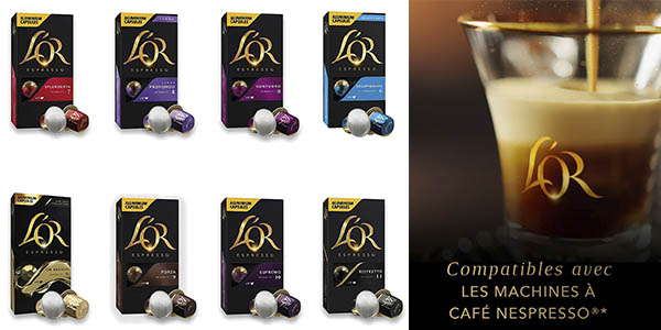 Chollo Pack x80 Cápsulas L’Or Espresso Surtido Café Variado por sólo 26,51€ (-21%) ¡A 0,34€ cada una!