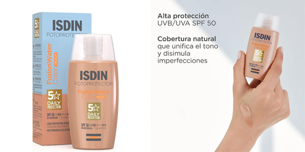 Chollo ISDIN Fotoprotector Fusion Water Color Medium por sólo 18,55€ (31% de descuento)