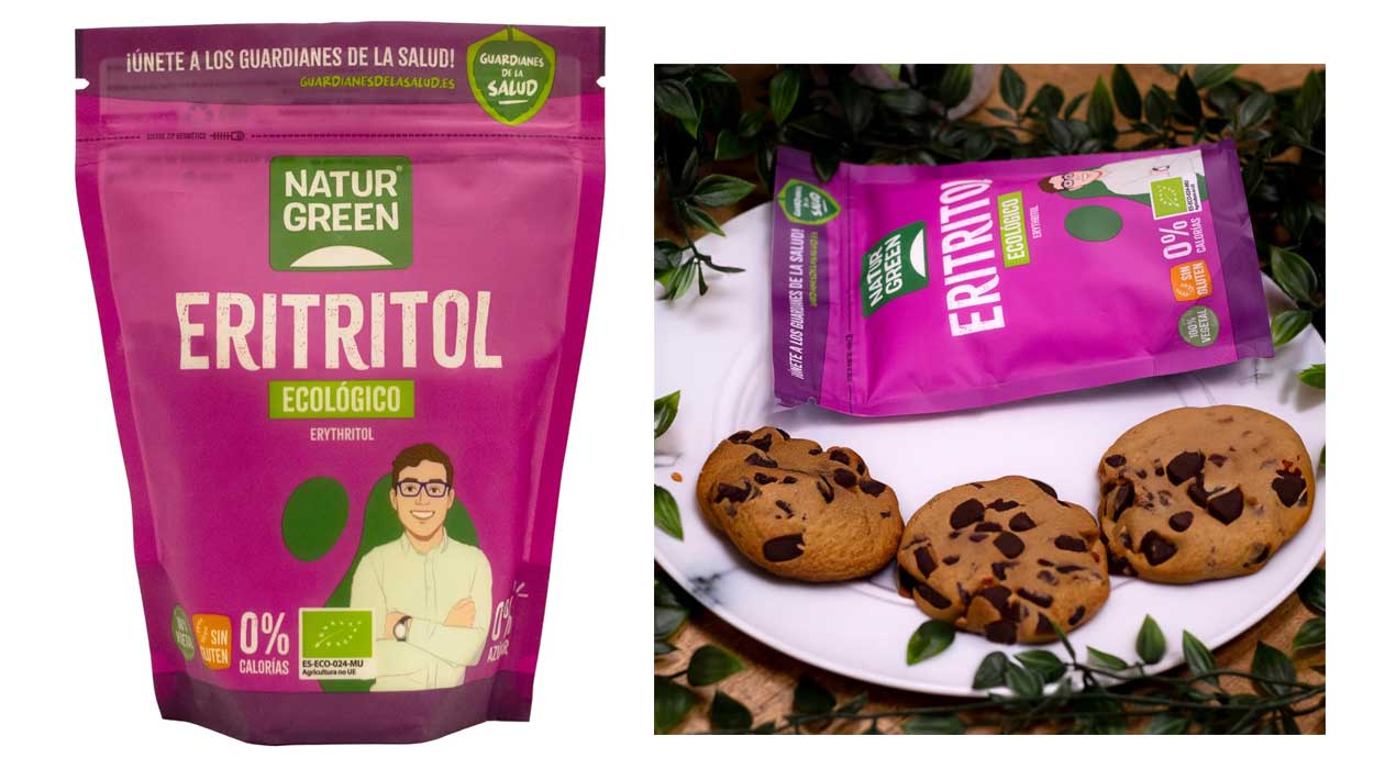 Chollo Edulcorante natural NaturGreen Eritritol Bio de 500 g por sólo 6,79€ (-15%)