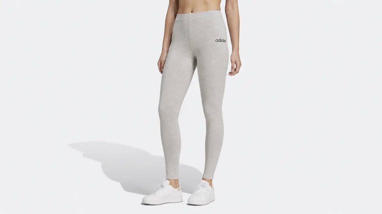 Mallas Adidas Essentials Linear Cotton para mujer de talle alto y corte ajustado por sólo 12,56€ (-55%)
