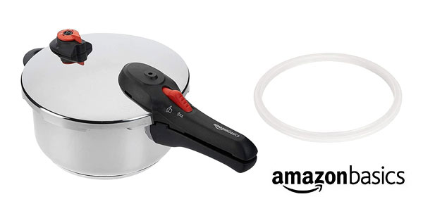 Chollo Olla a presión Amazon Basics de 4 litros por sólo 30,44€ con envío gratis (-24%)