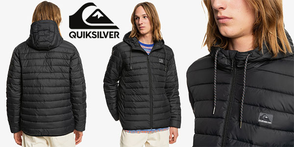 Chollo Chaqueta acolchada Quiksilver Scaly con capucha para hombre desde sólo 48,89€ con envío gratis (-51%)
