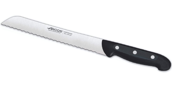 Chollo Cuchillo panero Arcos Maitre grande de 21 cm por sólo 9,08€ (41% de descuento)
