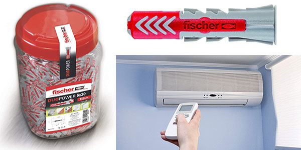 Chollo Pack x400 Tacos de pared Fischer DuoPower por sólo 19,99€ (-27%)
