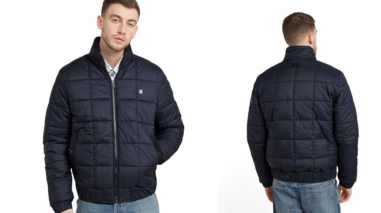 Chollo Chaqueta G-Star Meefic Quilted para hombre por sólo 75€ con envío gratis (50% de descuento)