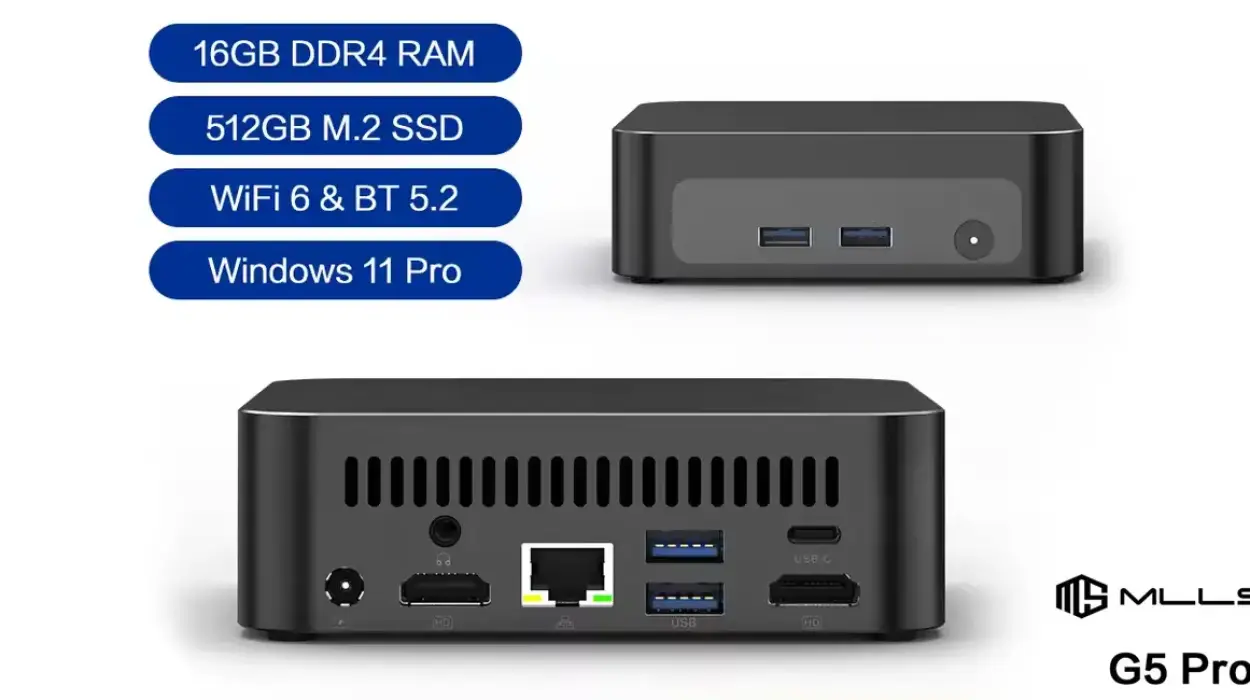 Chollo Mini PC MLLSE G5 Pro (Ryzen 7 5800H, 16 GB, 512 GB SSD, W11) por sólo 222,63€ con cupóny envío gratis (-78%)