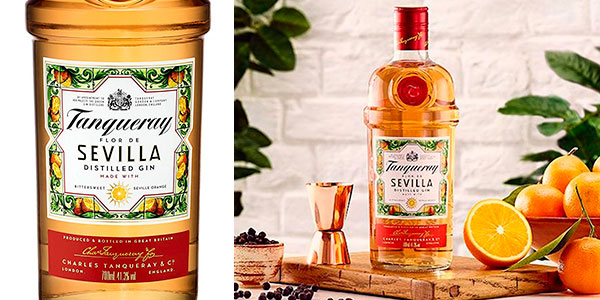 Chollazo Ginebra Tanqueray Flor de Sevilla Edición Limitada de 700 ml por sólo 12,99€ (-21%)