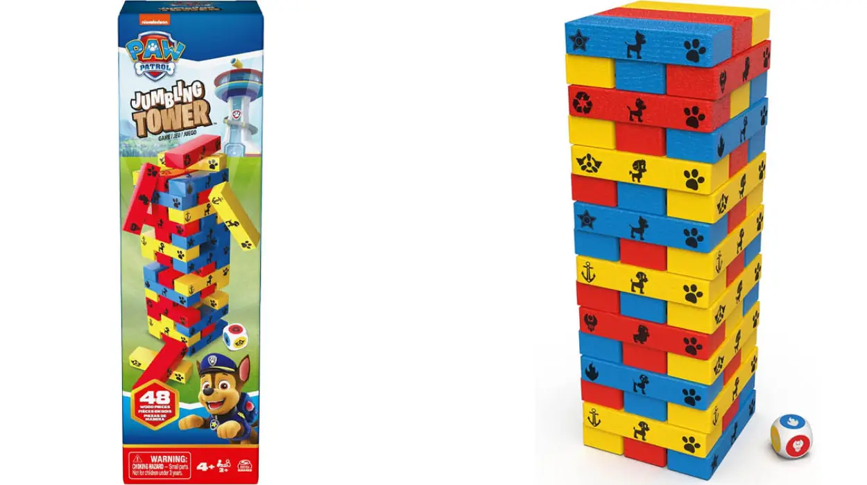 Chollo Juego de mesa Patrulla Canina Jumbling Tower por sólo 4,89€ (51% de descuento)