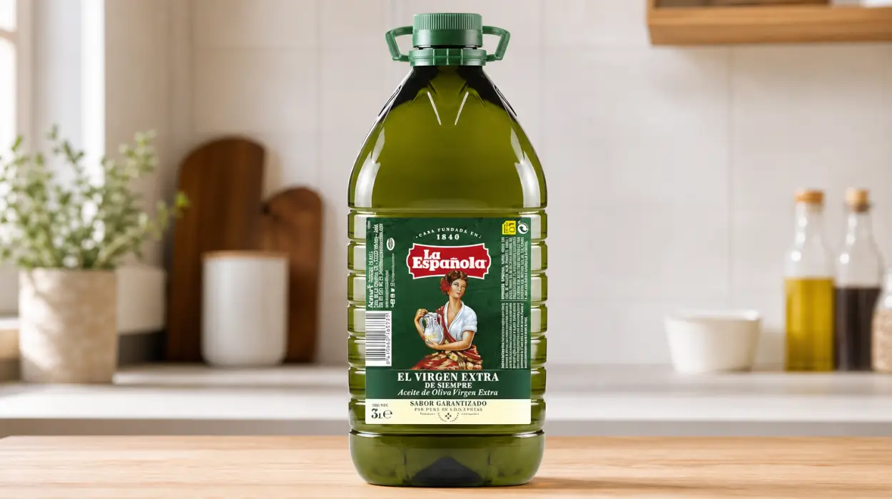 Aceite de Oliva Virgen Extra La Española en garrafa de 3 litros por sólo 12,90€ (-48%)