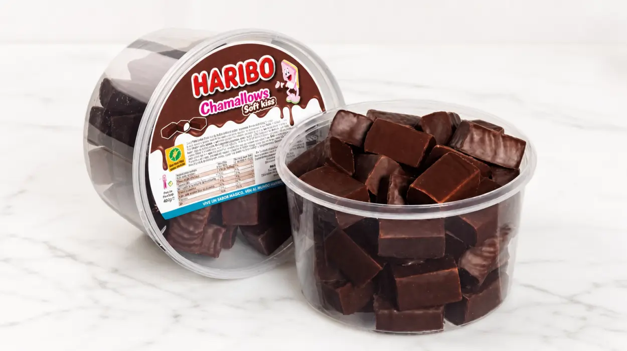 Espumas dulces Haribo Chamallows SoftKiss de 400 g con cacao por sólo 3,35€ (-47%)