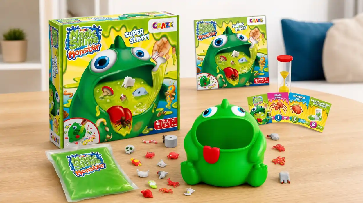 Juego de mesa CRAZE Magic Slime Monster con slime para niños desde 3 años por sólo 12,82€ (-57%)