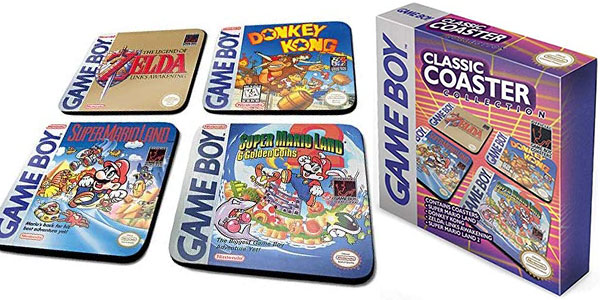 Chollo Pack de 4 posavasos de Nintendo Game Boy por sólo 7,04€ (-41%)