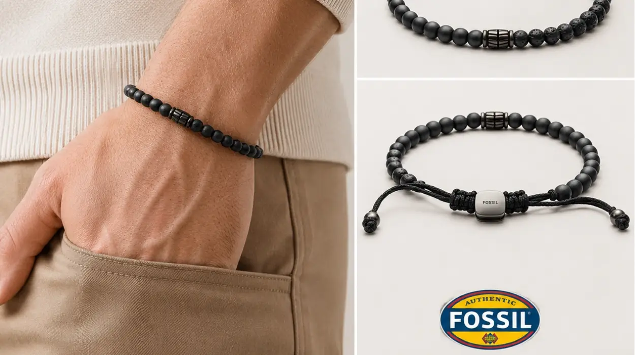 Complementa tu look con la pulsera Fossil Vintage Casual para hombre por sólo 22,79€ (42% de descuento)