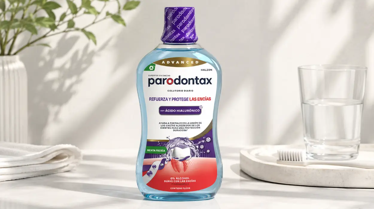 Parodontax Colutorio para encías sanas y aliento fresco, 500 ml por sólo 6,48€ (-36%)