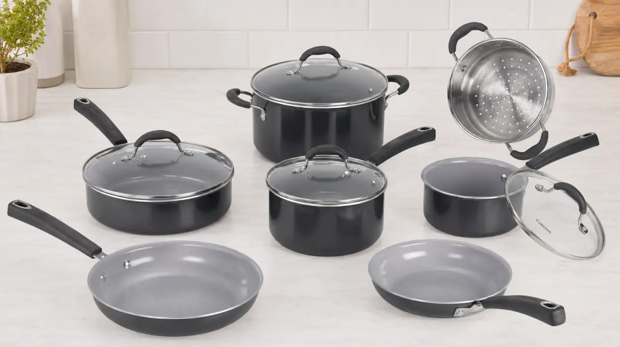 Set de cocina de 11 piezas Cuisinart Ceramica XT con recubrimiento antiadherente por sólo 76,59€ con envío gratis (-49%)