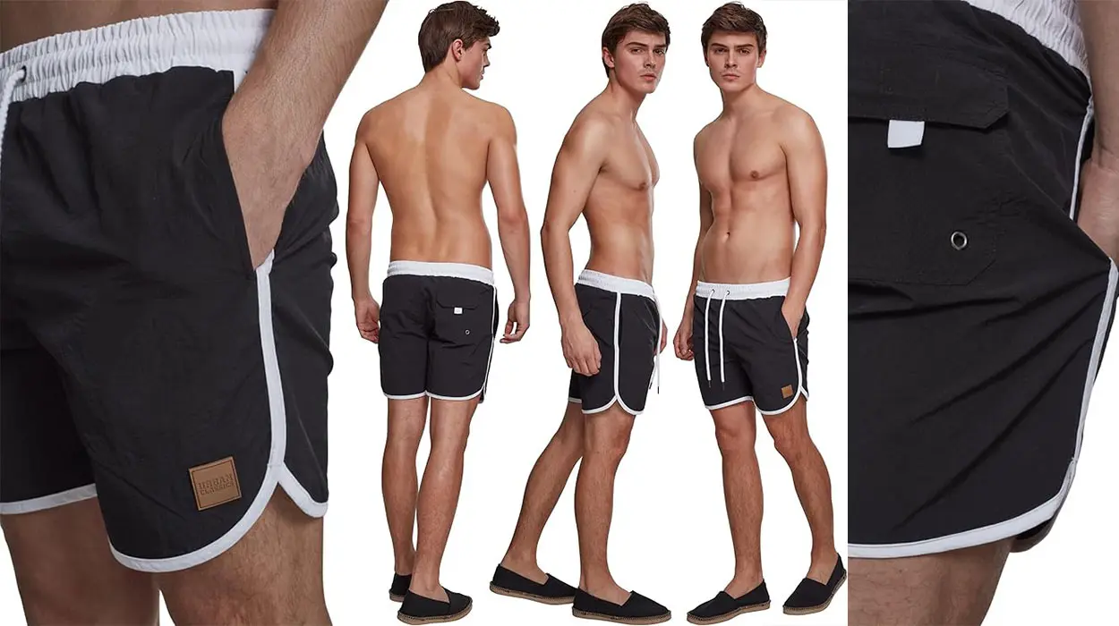 Chollo Bañador Urban Classics de estilo retro para hombre por sólo 14,99€ (-25%)