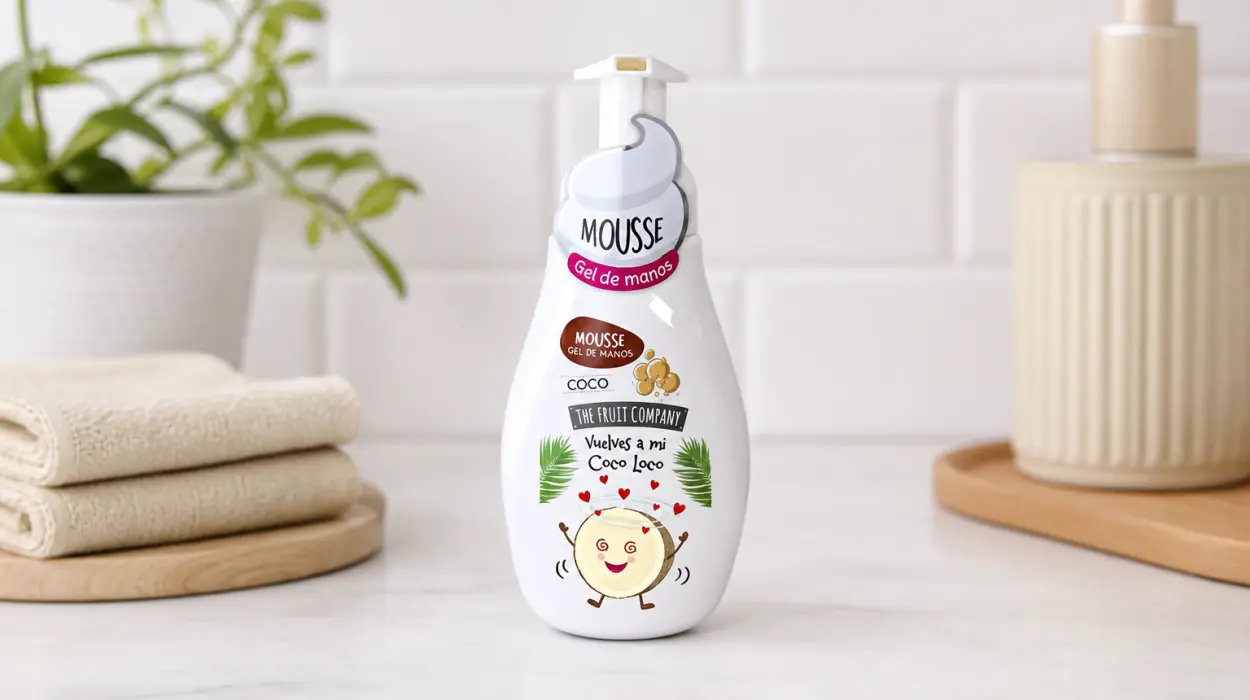 Pack x4 jabones de manos The Fruit Company Coco en mousse de 250 ml por sólo 7,96€ (-34%)