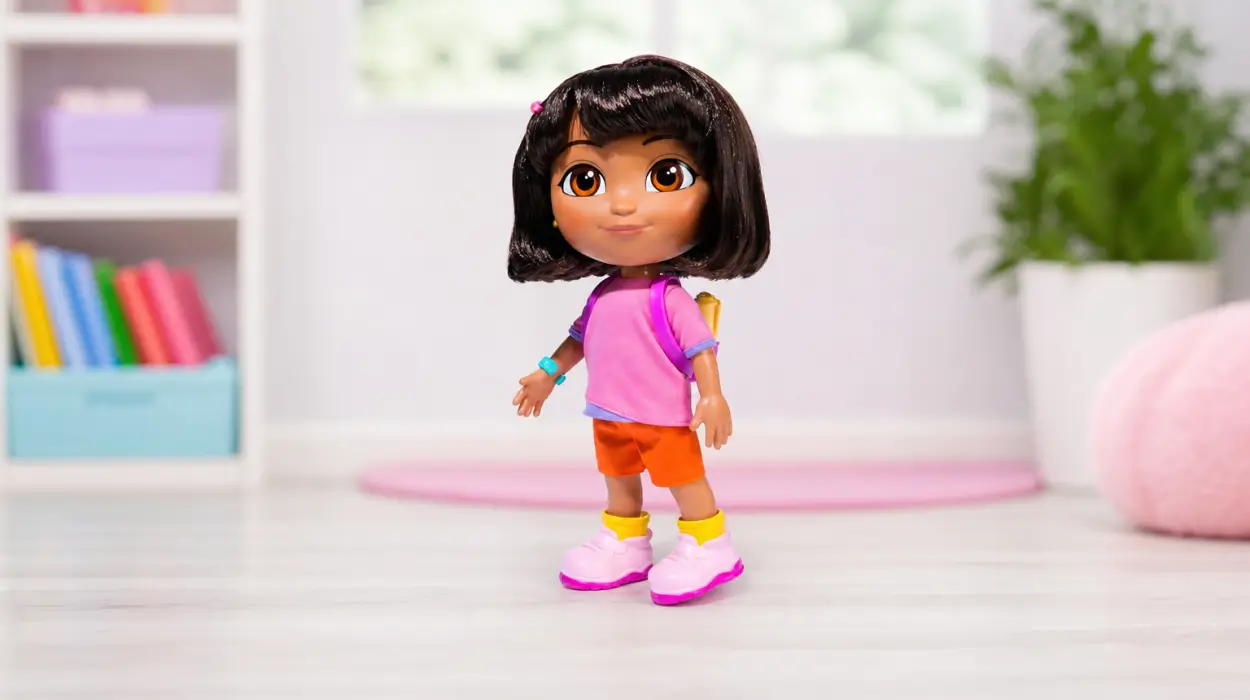 Muñeca Dora la Exploradora que canta, explora y habla con frases bilingües por sólo 13,59€ (-66%)