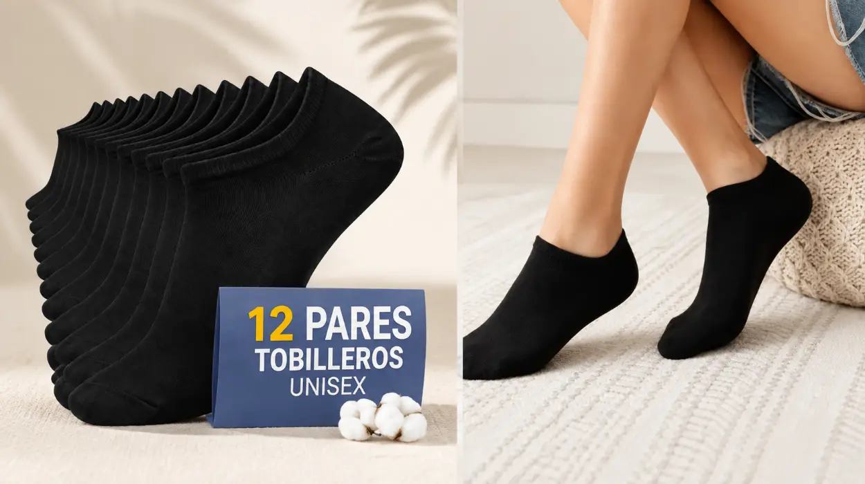 Pack x12 calcetines tobilleros PS Prouths para hombre y mujer en varios colores por sólo 11,13€ (-30%)