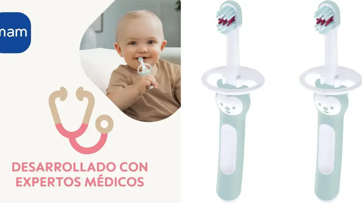 Los cepillos de dientes recomendados por padres y expertos para los primeros dientes, ahora con un 24% de descuento