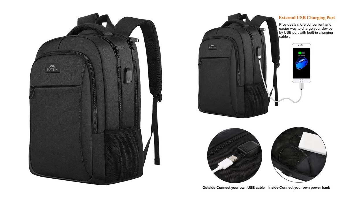 Chollo mochila MATEIN para portátil por sólo 24,69€ con envío gratis (-31%) ¡Completísima!