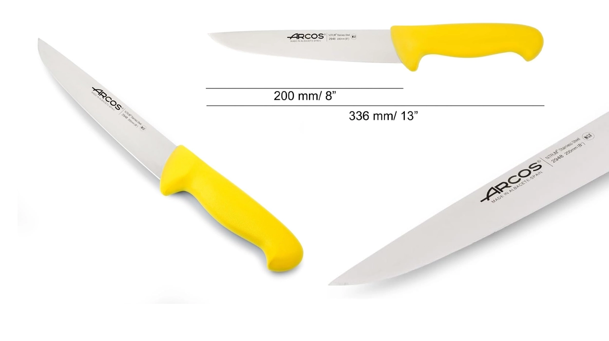 Chollo Cuchillo de carnicero Arcos Serie 2900 por sólo 10,29€ (-36%)