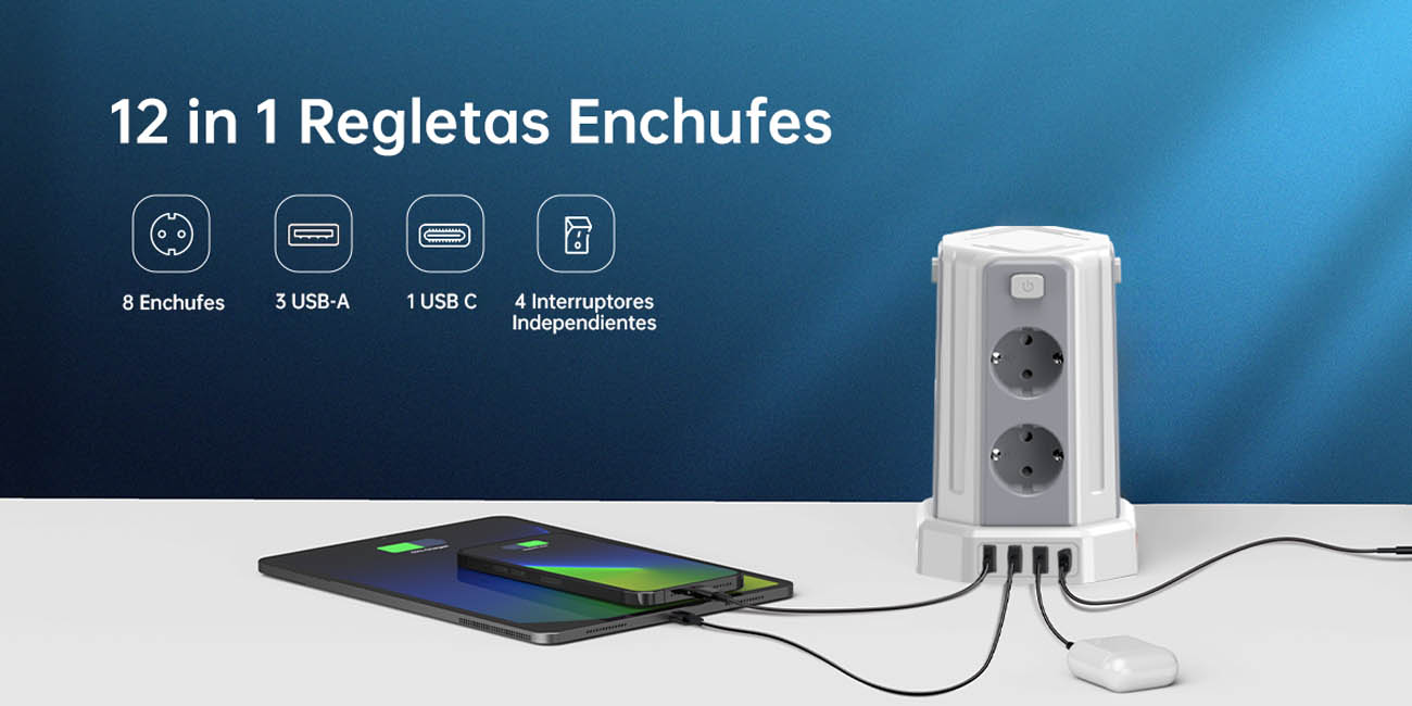 Chollo Regleta vertical Sameriver G3011 por sólo 23,46€ (37% de descuento)