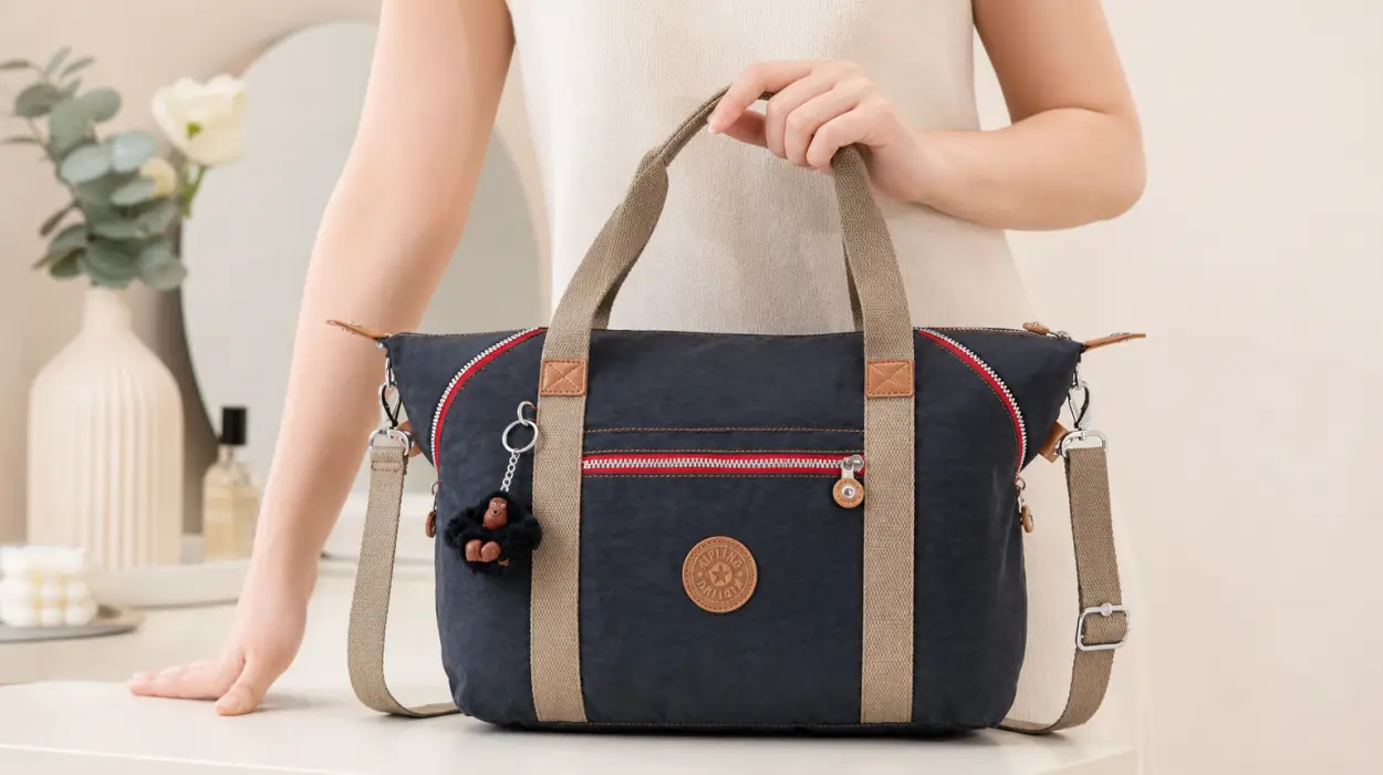 Bolsa de mano Kipling Art grande y ligera con correa ajustable por sólo 40,29€ con envío gratis (-60%)