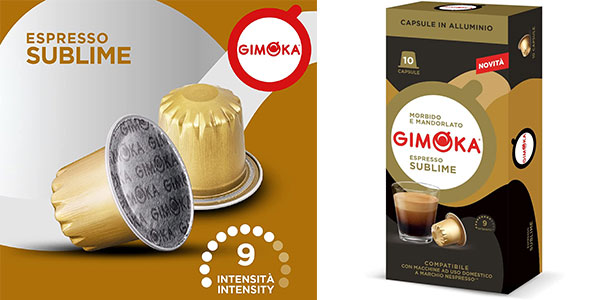 Chollo Pack de 100 cápsulas de café Gimoka Sublime compatible con Nespresso por sólo 19,54€ (-15%)