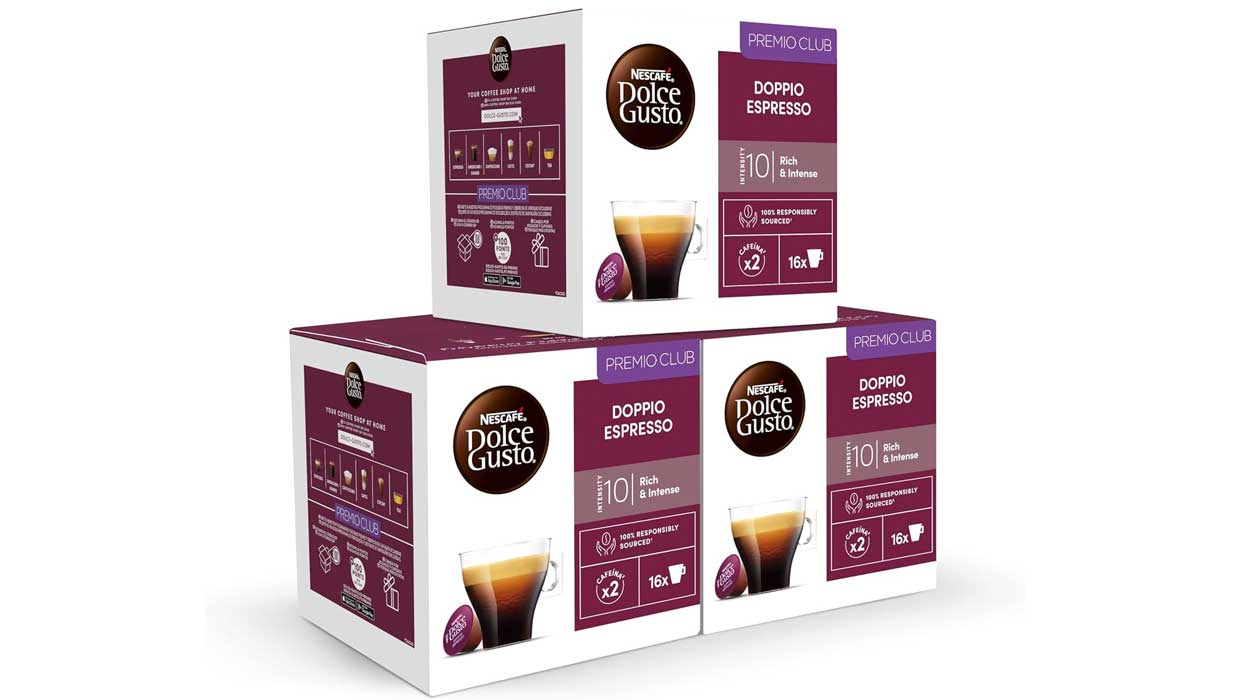 Amazon rebaja estas cápsulas Dolce Gusto especiales con el DOBLE de cafeína que las normales, ideales para empezar fuerte el día