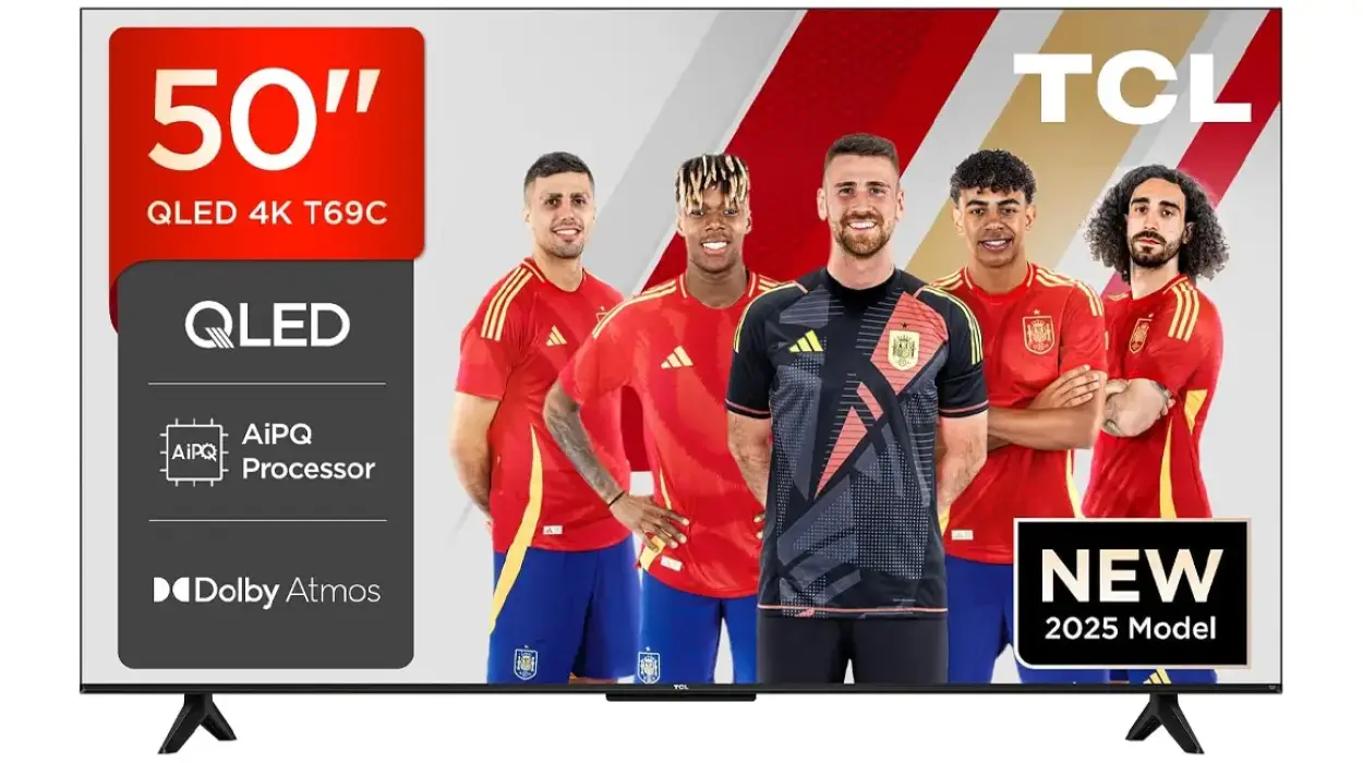 Chollo Smart TV QLED TCL 50T69C 4K HDR de 50″ por sólo 296,69€ con envío gratis (-26%)