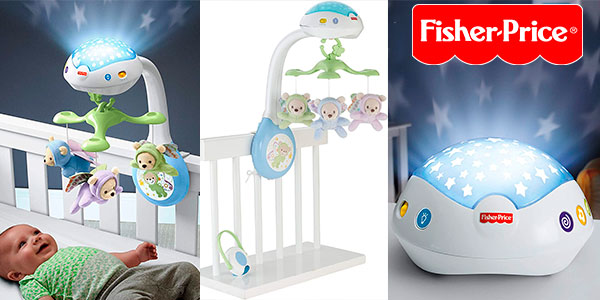 Chollo Móvil ositos voladores y proyector musical de Fisher-Price por sólo 27,99€ (-20%)