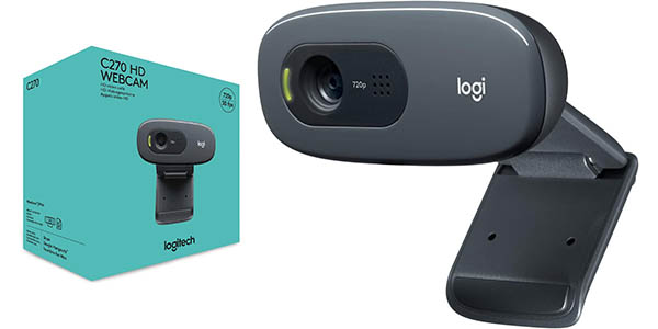 Chollo Webcam Logitech C270 HD por sólo 14,83€ con envío gratis (-17%)
