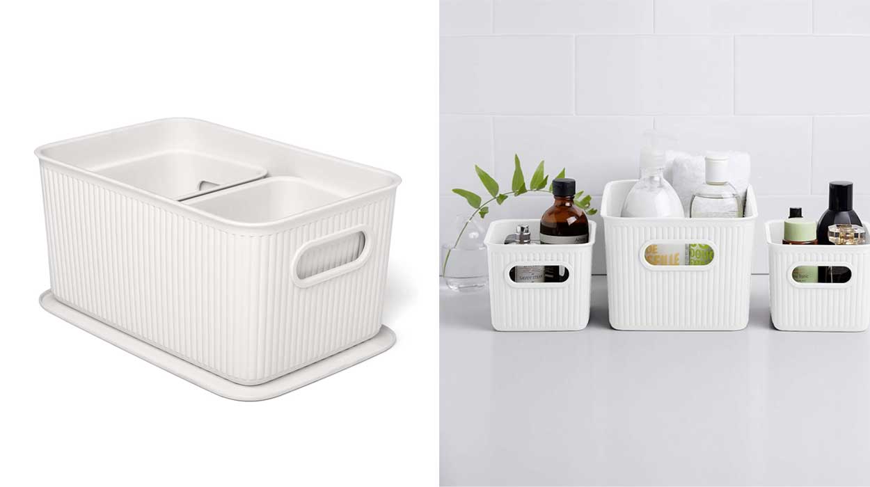 Chollo Set de 3 Cajas Organizadoras Tatay Baobab con tapa por sólo 7,59€ (24% de descuento)