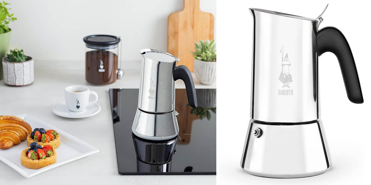 Chollo Cafetera italiana Bialetti New Venus para inducción (6 tazas) por sólo 27,69€ (43% de descuento)