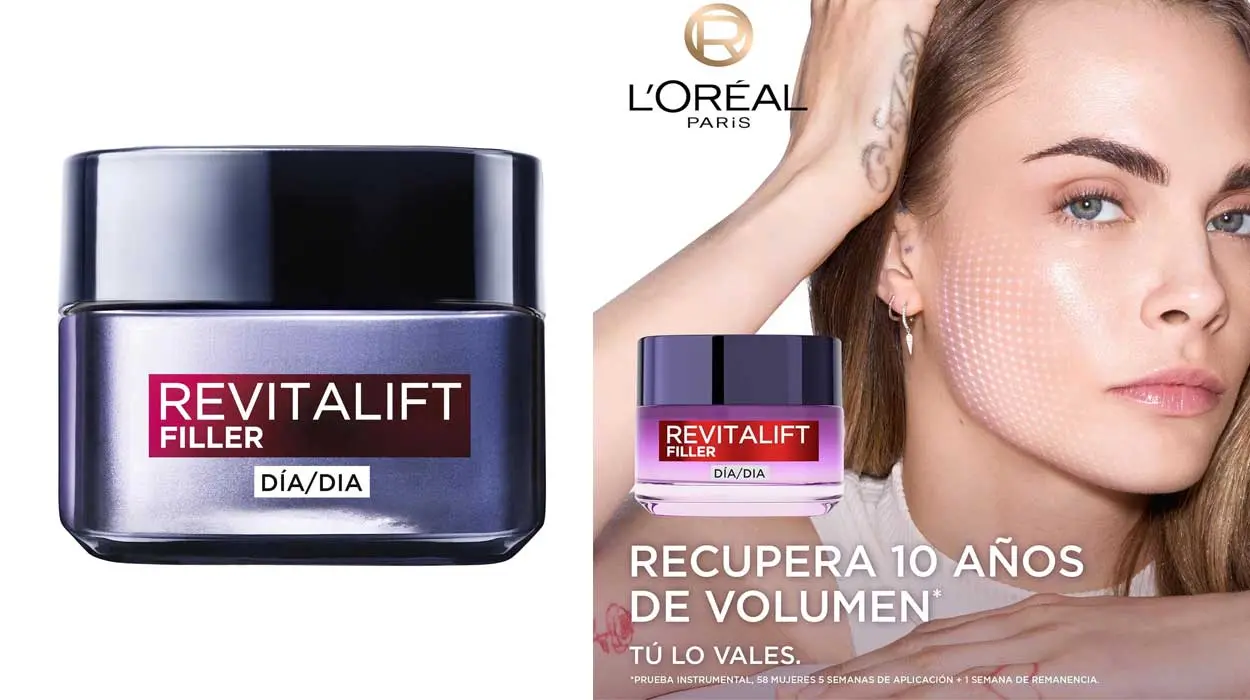 Chollo Crema L’Oréal Paris Revitalift Filler Día por sólo 12,03€ (-45%)