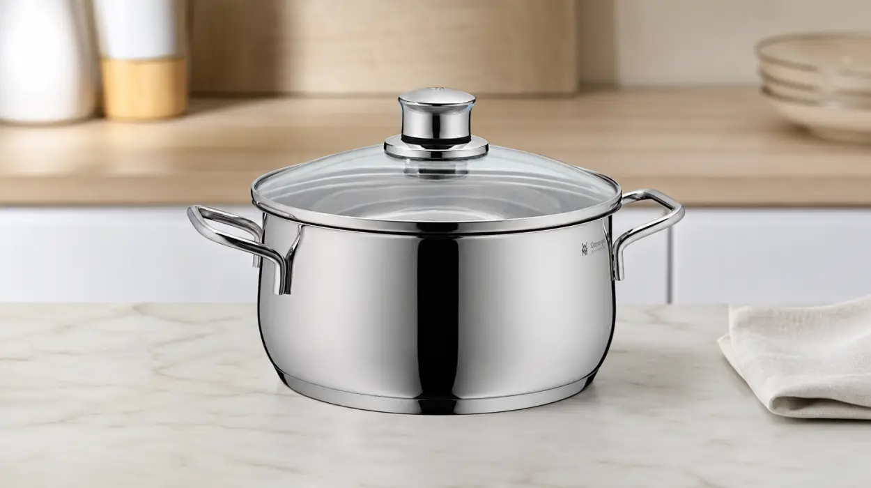 Olla WMF Diadem Plus de 3 l con tapa de cristal y acero inoxidable por sólo 28,39€ (-41%)