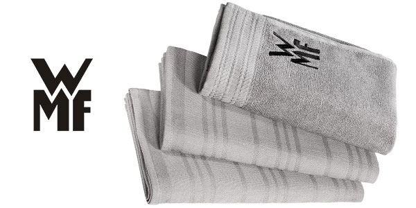 Chollo Pack de 3 paños de cocina WMF por sólo 15,99€ (-38%)