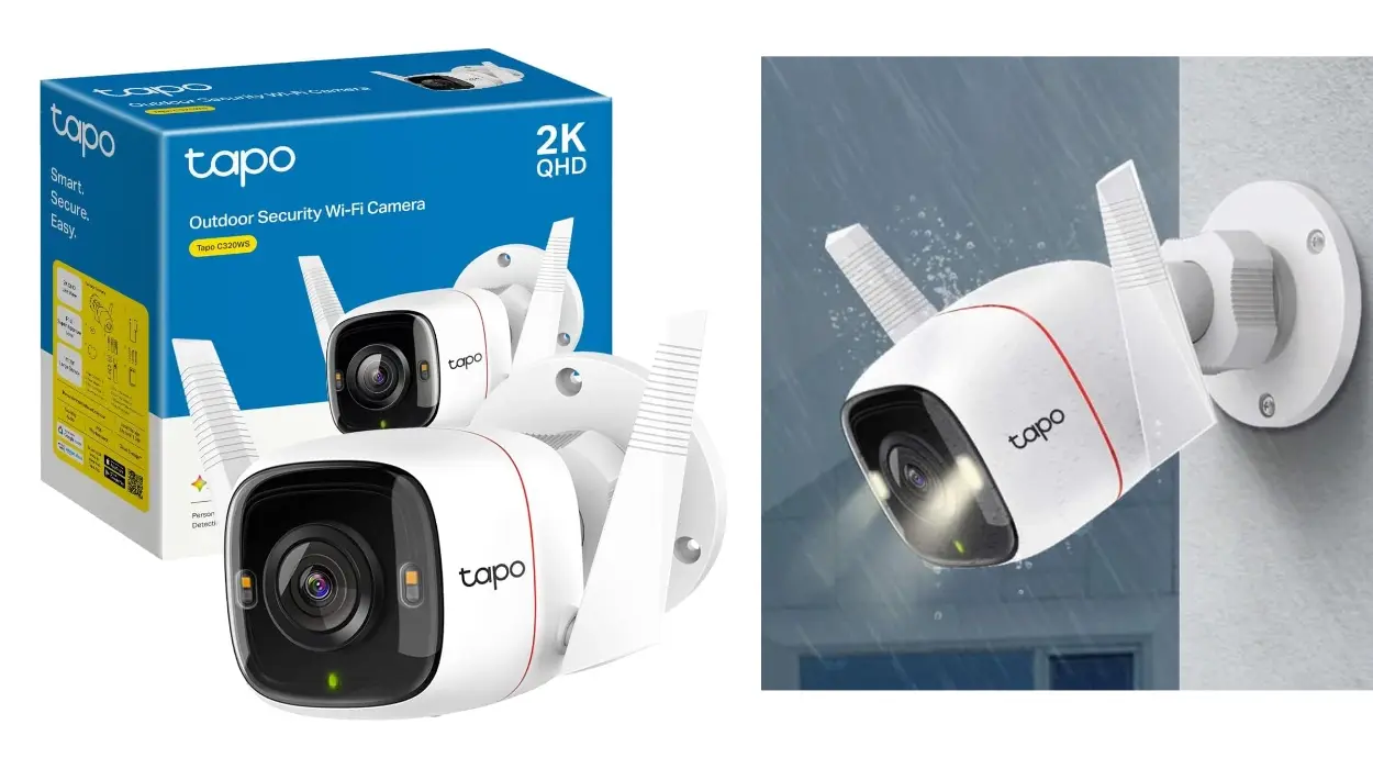 Refuerza tu seguridad: cámara Tapo C320WS con visión nocturna a color y notificaciones en tiempo real por sólo 39,66€ (43% de descuento)