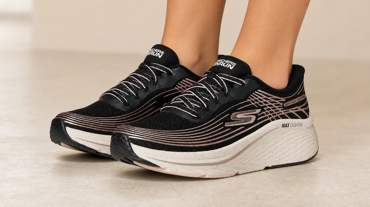 Zapatillas Skechers Max Cushioning Elite 2.0 Kaplan Slip-Ins lavables para mujer por sólo 77,97€ con envío gratis (-40%)