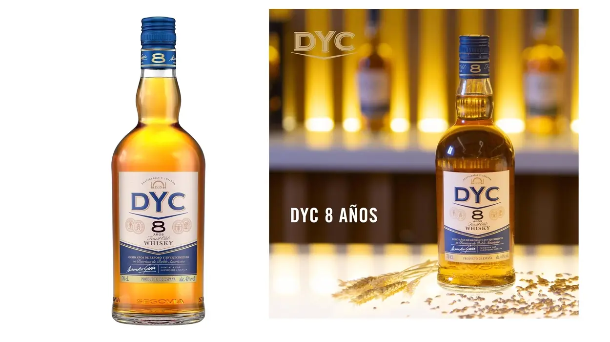Chollazo Whisky DYC 8 Años de 700 ml por sólo 11,88€ (11% de descuento)