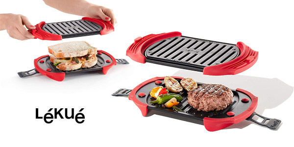 Chollo Lékué Microwave Grill por sólo 27,49€ (29% de descuento)