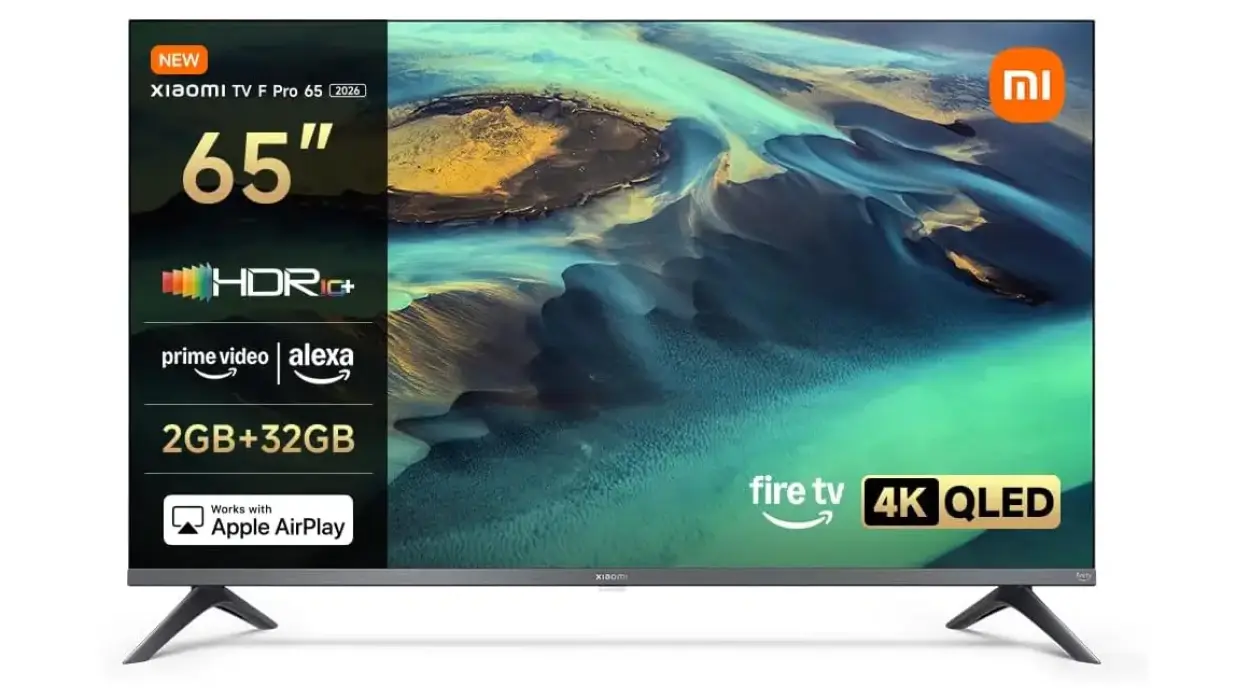 Chollo Smart TV XIAOMI TV F Pro 65 4K UHD QLED de 65″ por sólo 395,87€ con envío gratis (-34%)