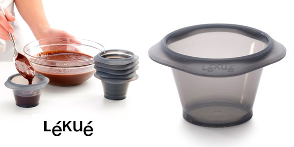 Chollo Kit de 6 moldes para coulant Lékué por sólo 20,48€ (24% de descuento)