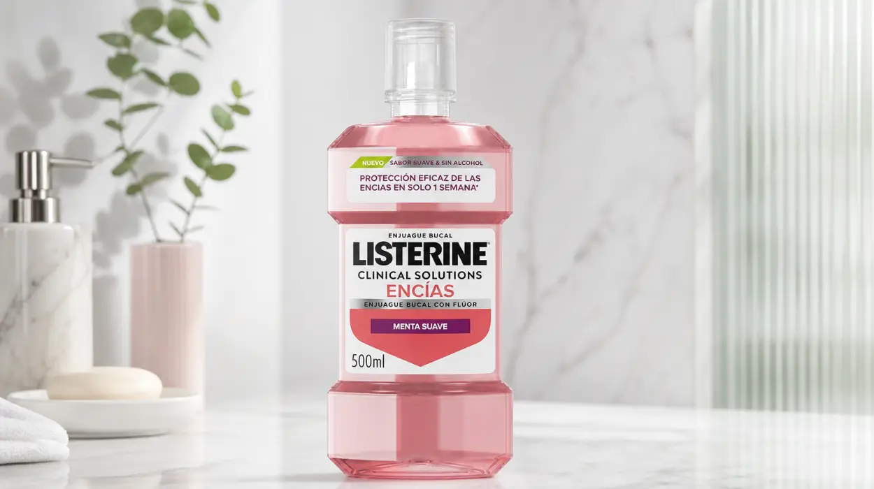 Enjuague bucal Listerine Clinical Solutions Encías de sabor suave, 500 ml por sólo 3,39€ con descuento (-43%)