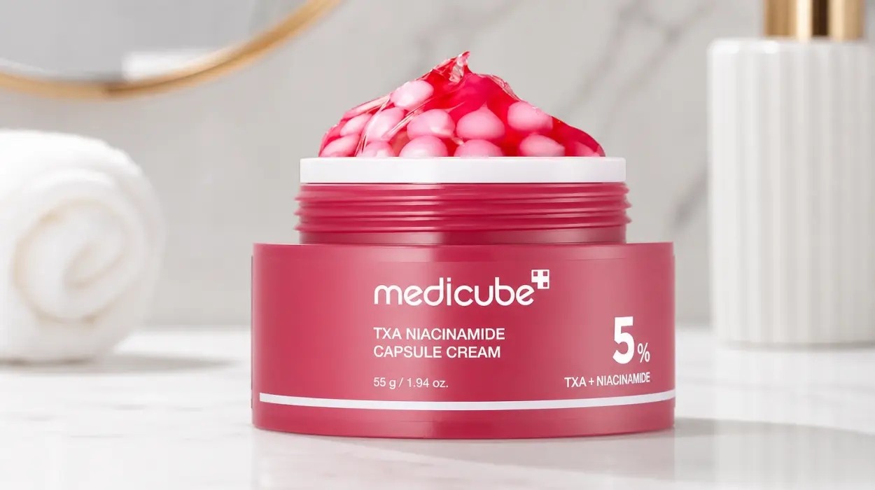Crema medicube Capsule Cream con TXA y niacinamida de 55 g por sólo 13,09€ (-31%)