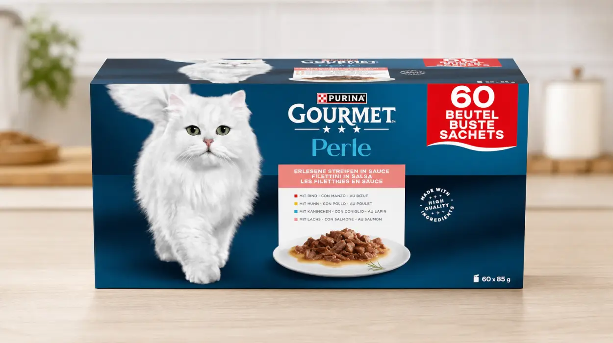 Pack x60 sobres de comida húmeda Purina Gourmet Perle con pollo y buey de 85 g por sólo 21,99€ (-40%)
