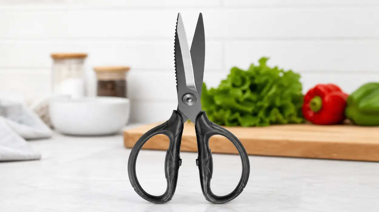 Tijeras de cocina Shan Zu japonesas de 21 cm con revestimiento de titanio por sólo 23,10€ (-42%)